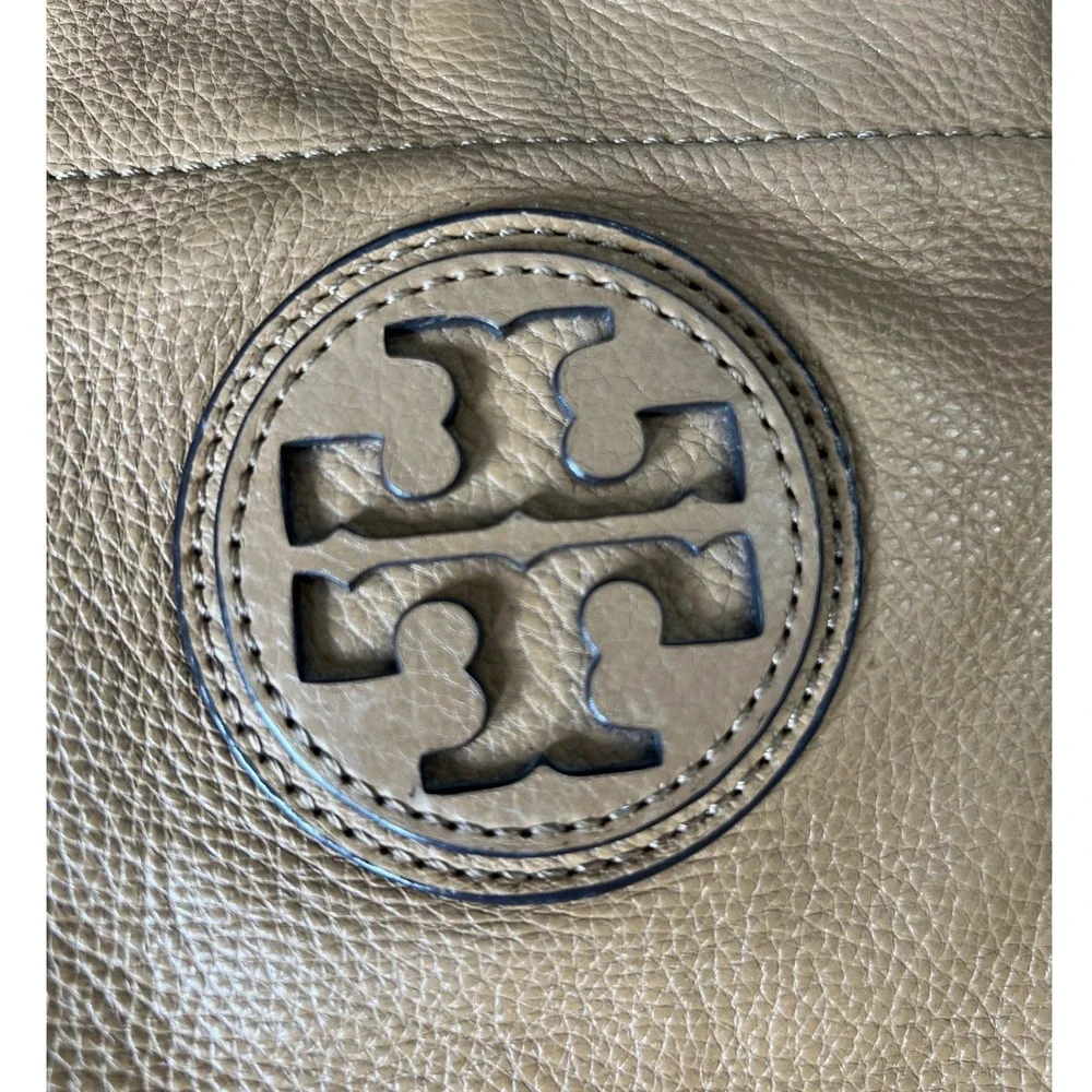 Tory Burch Marion Leather Slouchy Bookbag / Shoulder Tote